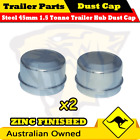 <!--F#f_0-->45mm Trailer Hub Drum Disc Dust Grease Cap - Superior Quality x 2<!--F/-->