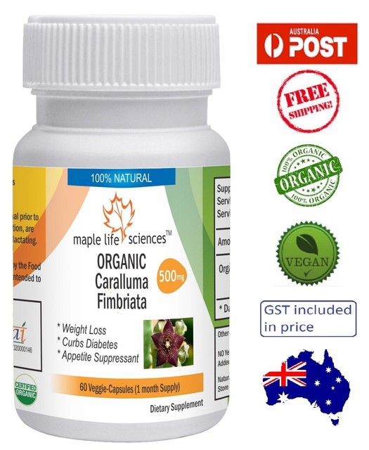 ORGANIC Caralluma Fimbriata Capsules - 500mg - AU Stock ORGANIC Caralluma Fimbriata Capsules - 500mg - AU Stock