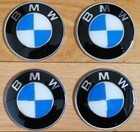 <!--F#f_0-->4 x 65mm WHEEL HUB CAP SELF ADHESIVE BADGE FOR BMW<!--F/-->
