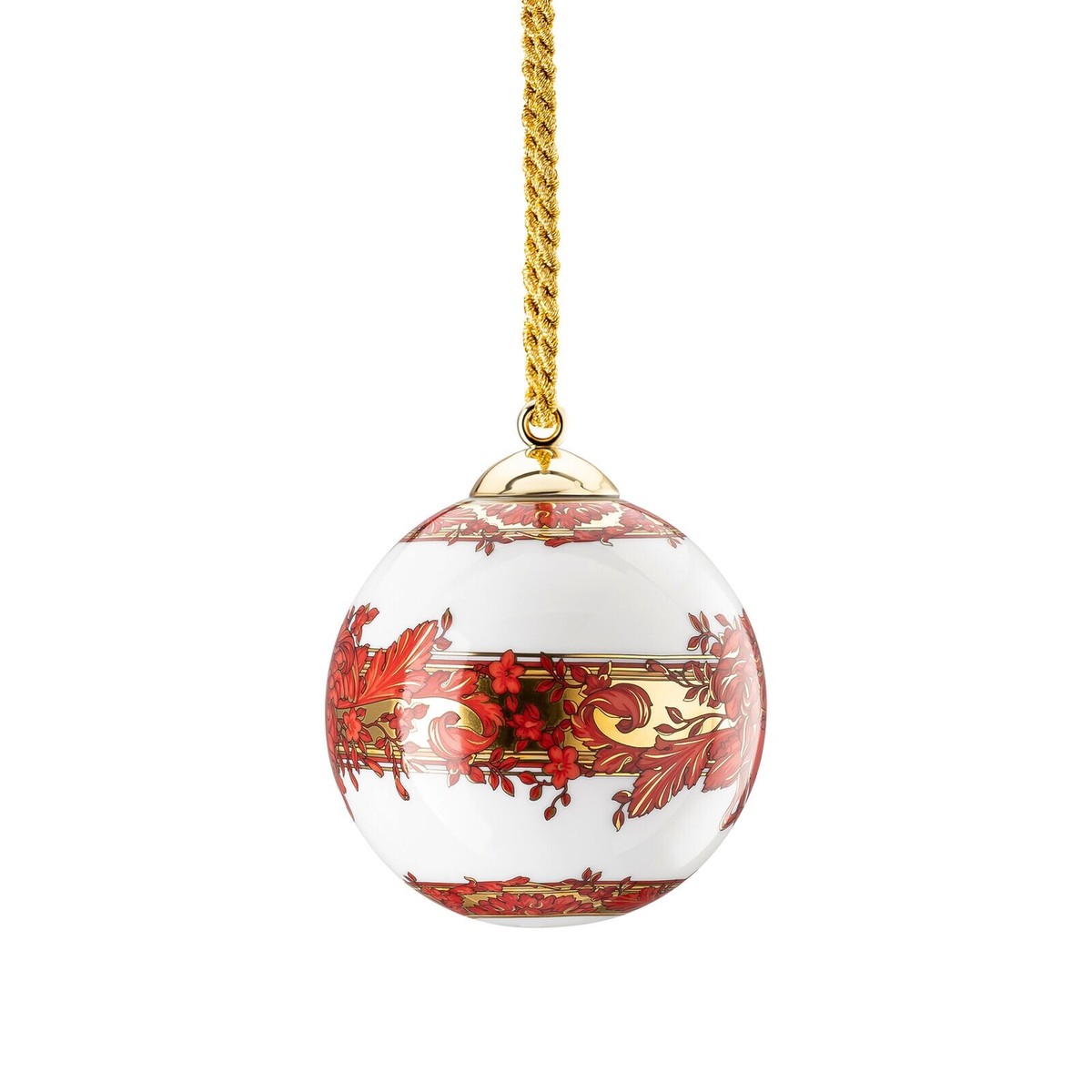 Versace - Sphere Porcelain Medusa Garland Red Versace - Christmas