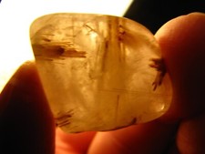 10g 51ct RUTILATED QUARTZ HUNAN CHINA HAS A ROUGH POLISH 041