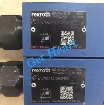 Rexroth VALVE DA6VP2A50/200FSM R901224233  FedEx or DHL or UPS