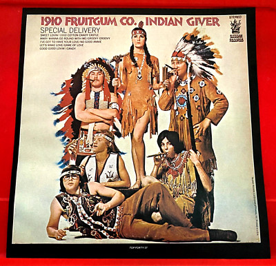 The 1910 Fruitgum Co Indian Giver Album Cover Art PICTURE / PRINT 11'' x 10.5''