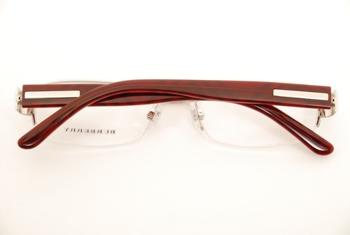 Nuevo Auténtico Burberry 1080 1005 Plata Rojo 50mm Marcos Gafas Italia - Imagen 7 de 7