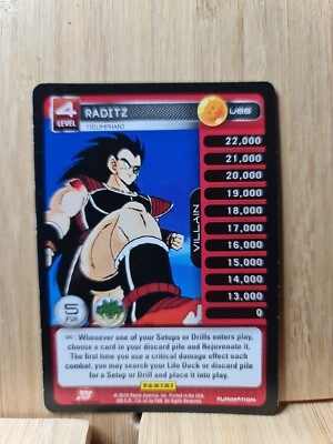 Raditz Pokemon Card Dragonball Z🏆2015 RADITZ- U66🏆TCG Card | eBay Australia