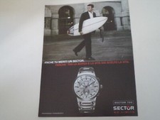 advertising Pubblicità 2003 OROLOGIO SECTOR 700