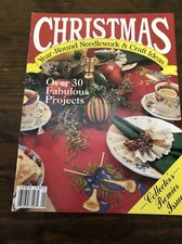 Vtg Christmas Year Round Needlework and Craft Ideas Magazine Premier Issue 1990