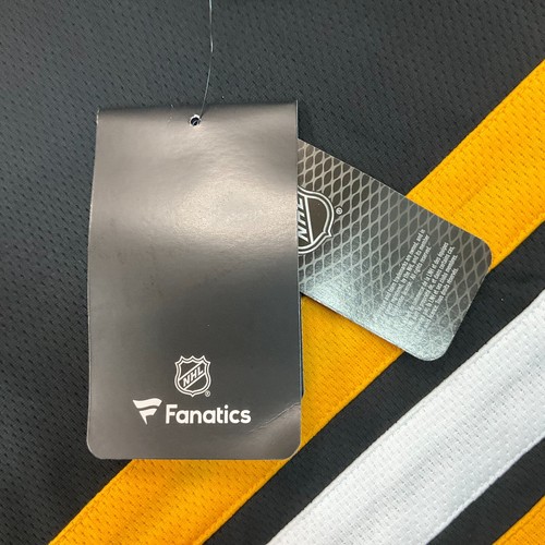 New Fanatics Jeremy Swayman Boston Bruins Black Breakaway Jersey Sz 2XL $175 - Picture 7 of 13