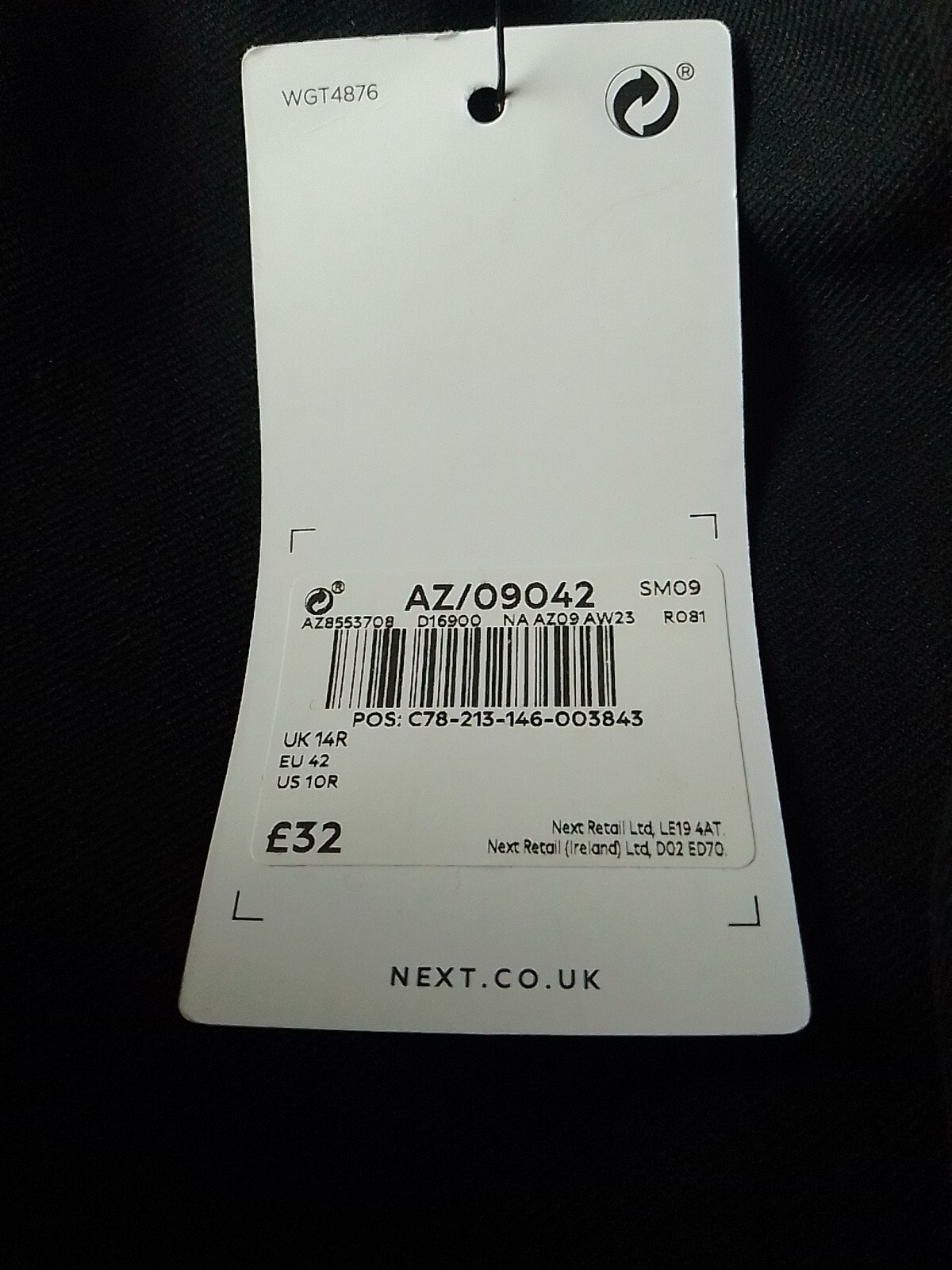 Next Skinny Trousers  14R New With Tags RRP £32 image 5
