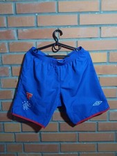 Rangers Home Football Soccer Shorts Blue Umbro Polyester Mens Size M
