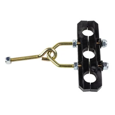 AIR BRAKE LINE HOSE CLAMP AND HOOK 3 HOLE - RUBBER