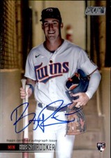 Brent Rooker 2021 Topps Stadium Club Auto Rookie Card #SCBA-BRO