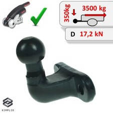 Boule D'attelage pour remorque Véhicules AL-KO 3500 kg pour IVECO Daily V 11-14