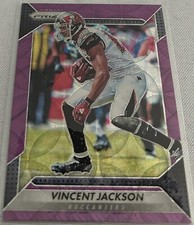 2016 Prizm Football Vincent Jackson Tampa Bay Buccaneers Purple Scope #d 53/99