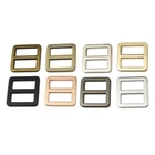 16 19 25 32 38 50 mm Bag Clasp Glide Adjuster Clips For Bag Strapping Chain Belt