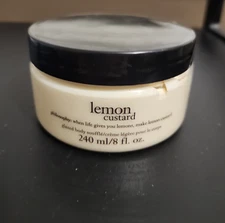 PHILOSOPHY GLAZED BODY SOUFFLE CREAM MOISTURIZER LEMON CUSTARD 8 OZ NEW SEALED