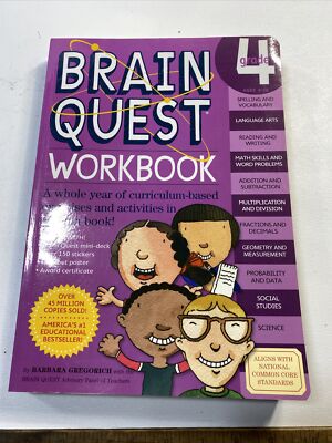 Brain Quest Workbook Grade 4 - Barbara Gregorich (Paperback, 2008)