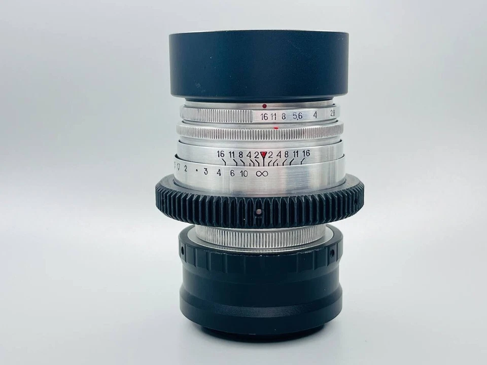 Lente de cine ANAMÓRFICA HELIOS 44-2 plateada 2/58 mm lente soviética Sony montura E Foto 4 de 4