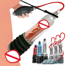 Male Trainer Penis ED Vacuum Pump Growth Bigger Enhancer Enlarger Water Shower