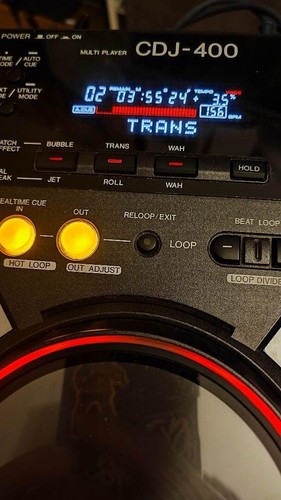 Pioneer DJ CDJ-400 Pair Digital CD MP3 Player DJ Turntable Set of 2 Tested Used - Picture 11 of 14