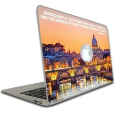 Romans 10:17 Bible Verse Macbook Air or Macbook Pro Skin - FREE SHIPPING