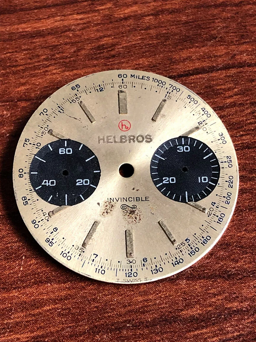 Helbros invincible chronograph clearance