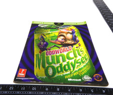 Oddworld Munch  s Oddysee Strategy Game Guide Book Original Xbox