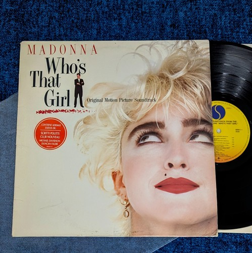 MADONNA WHO'S THAT GIRL SPANISCH 12" VINYL LP 1987 LP PROMO HYPE