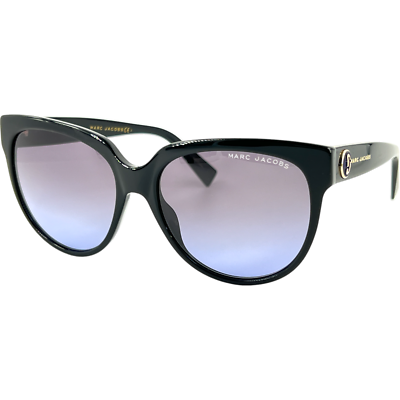 Marc Jacobs MARC 378S Womens Sunglass 807GB Black w Violet Lenses Marc Jacobs Purple Designer Sunglasses for Women for sale | eBay main image 2