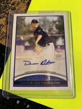 2012 TOPPS PRO DEBUT DREW HUTCHISON AUTOGRAPH ~ #PDA-DH 
