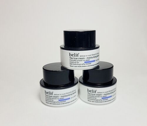 3x Belif the True Cream Aqua Bomb 0.33 fl. oz/10 mL each Travel Sz New