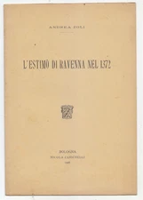 EE876-ANDREA ZOLI-L 'Estimates of Ravenna IN The 1372