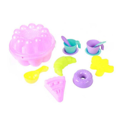 Toi Toys GO PLAY Strandset in Kuchenform 13teilig Strandspielzeug Sandkasten