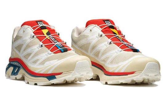 Salomon XT-6 Almond Milk Aurora Red for sale - eBay