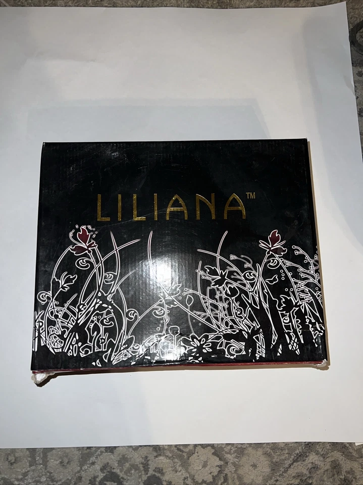 Liliana Anson-1 Ankle Boots Slouch Suede Peep Toe Chunky Heels Size 7 Gray - Image 4 of 4