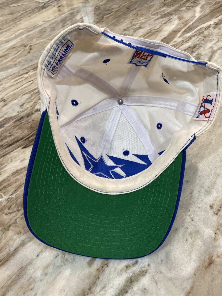 VTG Dallas Cowboys Shark Tooth Logo Athletic Snapback Hat NFL Pro