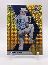 2020 Panini Mosaic Baseball Brendan McKay Gold Mosaic  /10 Rookie SSP SP