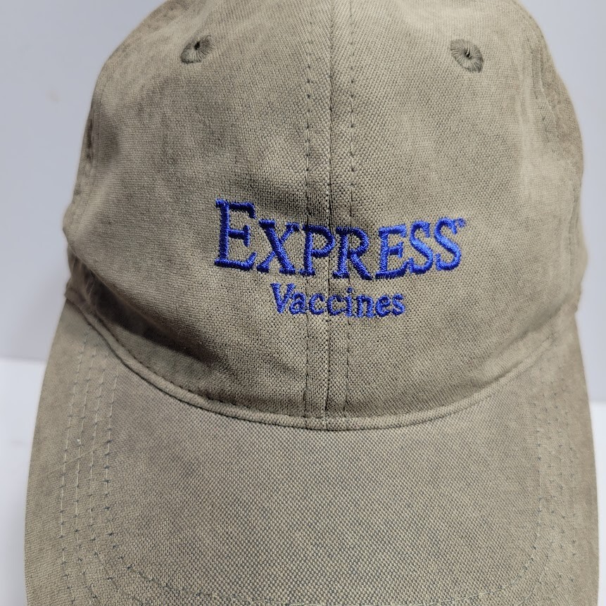 Express Vaccines Brown Strapback Hat - image 2