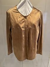 Suede Jacket Women Large