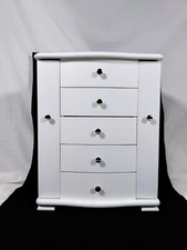 Mele & Co. White 4 Drawer Jewelry Box(A4) - New in Box - Free Shipping!!