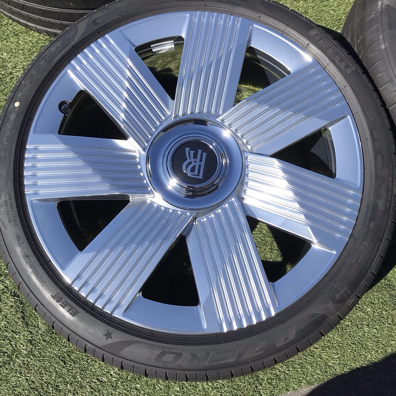 23 SPECTRE POLISHED ROLLS ROYCE RIMS TIRES TPMS NEW SET 4 OEM 90780 88056 WHEELS