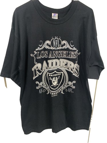 Vtg Los Angeles Raiders Shirt Champion 80s Gray LA Oakland Sz M