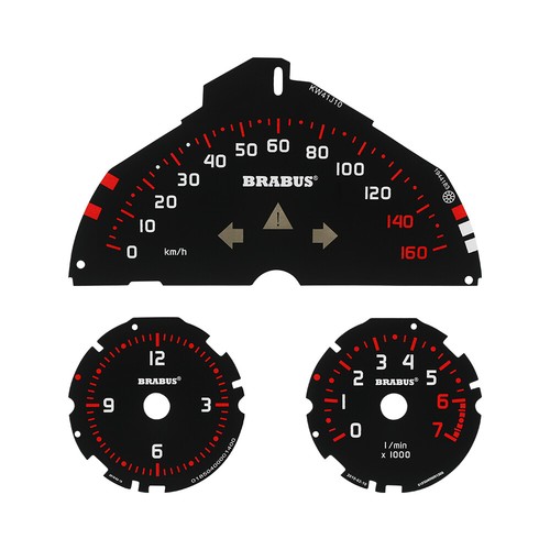 Ziffernblatt für Smart Fortwo W451 Tachometer, Drehzahlmesser und Uhr, 160 km/h - Bild 3 von 6