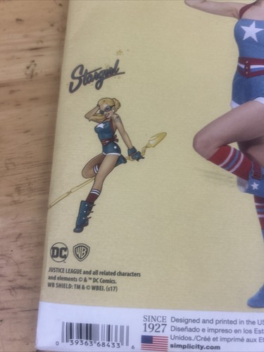 Stargirl Costume Sewing Pattern Uncut Bombshell Sz 16-24 Marvel Womens Cosplay - Picture 3 of 12