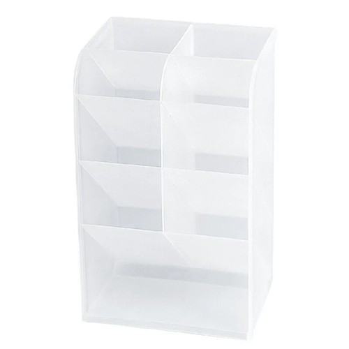 Wooden Desk Organiser DIY Desktop Tidy Pen Holder Large Capacity Stationery Box - Foto 5 di 14