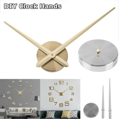 D DIY große Uhr Zeiger Nadeln Wanduhren Home Dekorative Quarz Art Dekor 