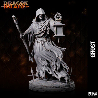 Ghost (Female)-Dragonblade-3D Printed Resin RPG/DnD/Dragonlance Miniature