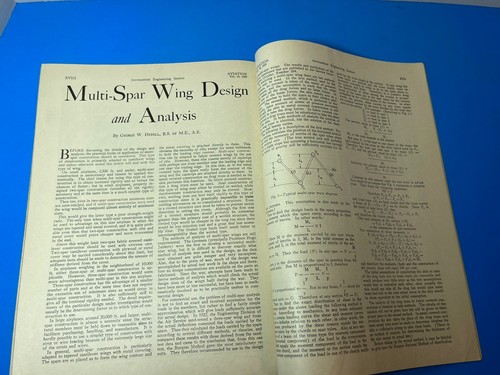 1929 16. FEBRUAR LUFTFAHRTMAGAZIN CAPT Hawk WASP AIR EXPRESS VORDERSEITE EINBAND - Bild 10 von 13