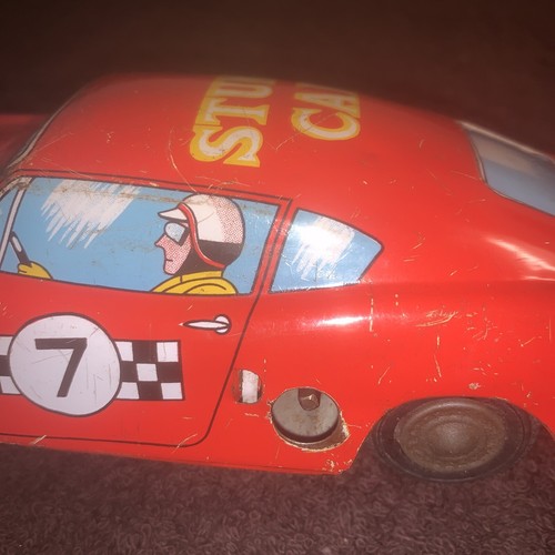 VINTAGE DAIYA STUNT CAR GIOCATTOLO A OROLOGERIA MADE IN JAPAN - Foto 3 di 10