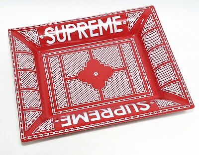 SUPREME Hermes Ceramic Change tray red Ashtray plate SUPREME Hermes Ceramic Change tray red Ashtray plate